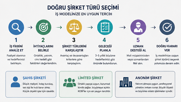 dogru sirket turu secimi