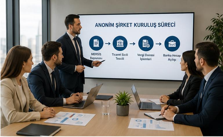 Anonim Şirket Nasıl Kurulur? 2026 Güncel Rehber (Adım Adım Kuruluş Süreci)